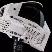 NEW Carbon CRBN Zero GRX Paintball Goggle Mask (Less Coverage) - Fracture Bone