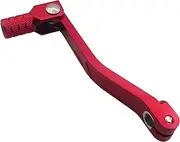 JXPANG Aluminum Folding Shifter, CNC Metal Gear Shift Lever Universal Rustproof for ATV for Motorcycle for Pit Bikes (Red)