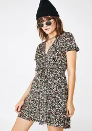 Dark Amazon Floral Dress