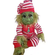 The Grinch Christmas Plush Doll Reborn Baby Grinch Stuffed Toy Gift