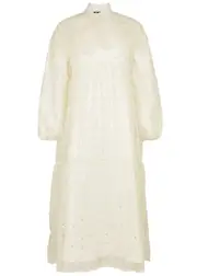 Sister Jane Frida Embellished Tulle Midi Dress - Cream - 12 (UK12 / M) 12 (UK12 / M)