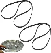 WRIRKN Pack of 2 Belt Drive Belts, Record Player Rubber Band, Phonograph Replacement Belt, Belt for Turntable, Turntable Belt, Recorder Belt Parts, Turntable Belt 270 mm