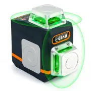 EU US Direct CIGMAN CM-720/CM-720SE Laser Level Tool with 2x360° Self Leveling Line Rechargeable Type-C Battery Magnetic