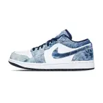 NIKE AIR JORDAN 1 LOW WASHED DENIM 男 水洗丹寧 AJ1 休閒鞋 CZ8455-100