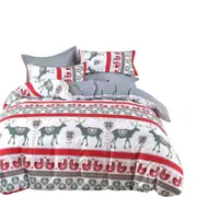 Reindeer Ultra Soft Duvet Doona Cover Set Vary Size
