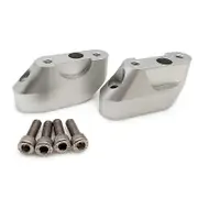 For BMW R1200 1250 RS R1200RS R1250RS 2015-2022 Motorcycle Handlebar Riser Handle Bar Clamp Handlebar Raiser Height up Adapters Silver