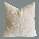 Premium 65*65cm Home Décor Cream White Textured Boucle Cushion Cover European