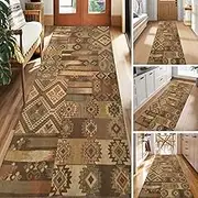 Classical Carpet Runners for Hallway, Rubber Backed Non-Slip Area Rugs 1m 1,5m 2m 2,5m 3m 3,5m 4m 4,5m 5m 5,5m 6m Hall Kitchen Indoor Balcony Floor Mats Home Decor(2ft×19.7ft/60×600cm)