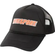 MotoSport Foam Trucker Hat - Black
