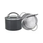 Anolon Endurance+ Nonstick Induction Saucepan with Bonus Steamer | 18cm/2.8L