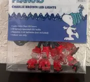Peanuts CHARLIE BROWN Christmas LED Light String Battery Operated NEW in Box