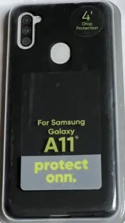 Samsung Galaxy A11 Phone Case - Black Cover NEW