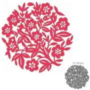 Flower Background Circle Metal Cutting Dies Scrapbooking Card Making Craft