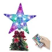 Christmas Tree Topper, LED 20 Light Modes Color Changing 9" Christmas Tree