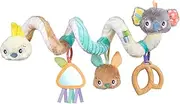 Playgro Fauna Friends Twirly Whirly, Activity spotal Plush pram Toy, for Stroller Crib and car seat, Animals