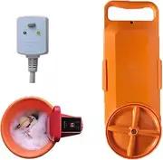 Portable Mini Washing Machine, Bucket Mounted Washing Machine, Compact Semi Automatic Washer Laundry with Digital Display and Leakage Protection Fit for Student Dormitories Home Travel