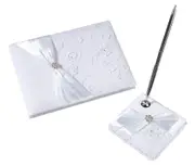 Wedding Guest Book Signing Pen Set Signature White Message Album Writing Wishes