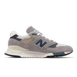 【NEW BALANCE】休閒鞋 998 男鞋 美製 灰 藍 麂皮 復古 運動鞋 NB 紐巴倫(U998TA-D)