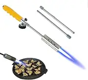 Kitchen Torch, Grill Torch, Telescopic Kitchen , Grill Torch , Cooking Torch, Multifunctional Kitchen for Cooking, Grabbing Steak, BBQ