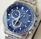 Citizen PCAT Chronograph Eco-Drive Sapphire Blue Dial Men's Watch CB5880-54L