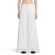 [ANDREA YA AQOV] Wide leg pants White