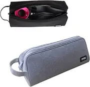 Hosoncovy Double Layer Travel Case for Dyson Supersonic Hair Dryer HD03/HD08, Airwrap Styler and Accessories (Grey)