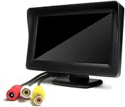 4.3" HD Monitor Reverse Camera Rear View Backup Parking Cam Kit Night Vision