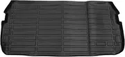 X AUTOHAUX 1pc Cargo Liner Rear Trunk Mat for Toyota Land Cruiser LC300 7seat 2022-2024 TPE Black Trunk Cargo Luggage Boot Tray Mat Flat Face Long Stripe Pattern