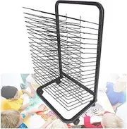 35 Tier Art Drying Rack Paint Drying Rack Art Metal Artwork Storage Display Rack Art Drying Rack for Classroom Painting Crafts with 35 Removable Shelves