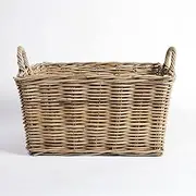 Chatsworth Large Square Tapered Cane Wicker Basket