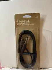 RadioShack - 6-Foot Shielded Audio Cable - RCA Male to 6.3 Mono Male