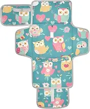 Reusable Diaper Changing Pads with Tissue Pocket Waterproof Changing pad for Moms, Dads