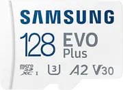 [Samsung] EVO Plus Micro SD Memory Card (2024) + SD Adapter - 128GB