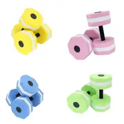 Eva Water Workout Dumbbells Water Weights Barbell Floating Dumbbell Fitness Equipment For Swimming Yoga Blue