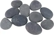 ERINGOGO Artisanal Hand-Painted Rocks 20pcs Pebbles for Painting DIY Landscaping Stones