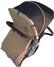 Tan Sun shade+cover - Pram Curtain Universal fit UPF50+