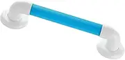 Bathroom Grab Bar, Stainless Steel Shower Grab Bar Safety Handle, Bathtub Toilet Kitchen Stair Towel Support Handrail for Bathtub Toilet(Blue,38CM)