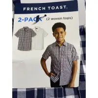 在飛比找蝦皮購物優惠-Costco French Toast 襯衫 兩件 男童 短