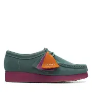 [26168644] Womens Clarks Originals Wallabee 'Teal Combination' (W)