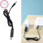 ANNASUN USB 電源升壓線 DC 5V 至 12V 升壓模塊 USB 轉換器適配器電纜 2.1X5.5MM 插頭