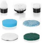 Keimi Electric Spin Scrubber 7 Pack Brush Heads, 7Pcs Replaceable Brush Heads for Electric Shower Scrubber for Cleaning