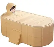 Portable Tub for Adults | Large Capacity Folding Bathtub Portable Soaking Tub - Bathroom SPA Tub Reusable Soaking Bathing Tub for Children Adults