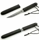 LoT Of 5 Custom HandMade Damascus Steel Blade Knife With wood Sheath