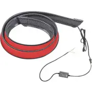 Car Rear Trunk LED Spoiler Lip Tail Wing Light Lamp Bar 120cm Carbon Fiber Style (for: Audi)