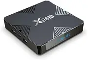 CHROX Android TV Box 13.0 - X98H Smart TV Box 4GB + 32GB Dual Band WiFi, H618 CPU Support 4K HDR Smart Streaming Player, BT 4.1, H.265 Set Top Box,4gb+32gb