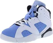 [Nike] Little Kid's Jordan 6 Retro UNC University Blue/White-Black (DV3605 410) - 1.5