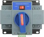 Mini 63A 2P Switch Transfer Dual Intelligent Toggle Circuit, Automatic Transfer Switch Breaker Transfer Switch Indicator Single System