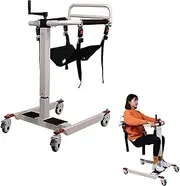 Patient Lift Aid Portable Patient Lift Transfer Wheelchair Lightweight Bedside Wheelchair Wheelchair Lift for Car Bathroom Lift Wheelchair
