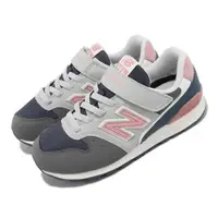 在飛比找ETMall東森購物網優惠-New Balance 童鞋 996 V3 寬楦 中童 灰 