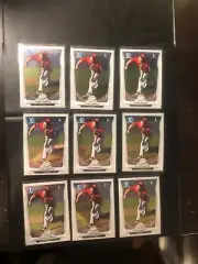 2014 bowman chrome tyler mahle 9 card lot